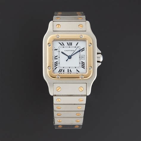 cartier santos medium pre owned|cartier santos watch large.